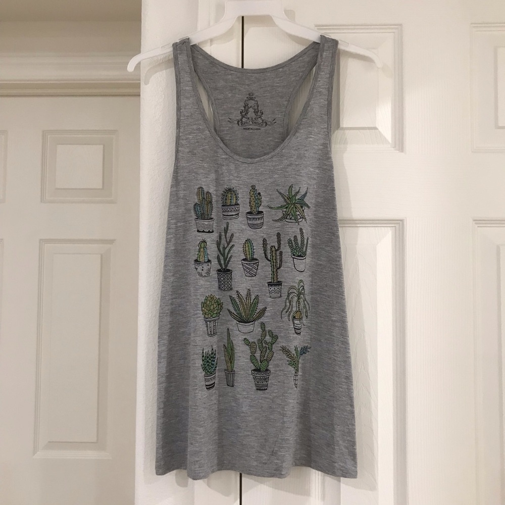 Brand New Cactus Succulent Tank Top